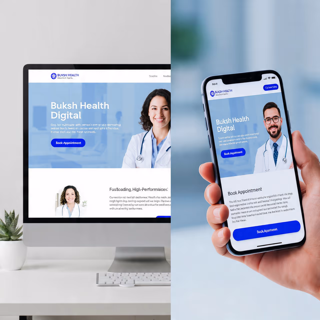 Clinic Website Development by WebFreelancer.in