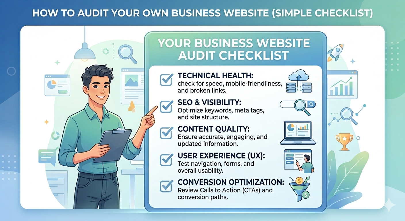 How to Audit Your Own Business Website (Simple Checklist)