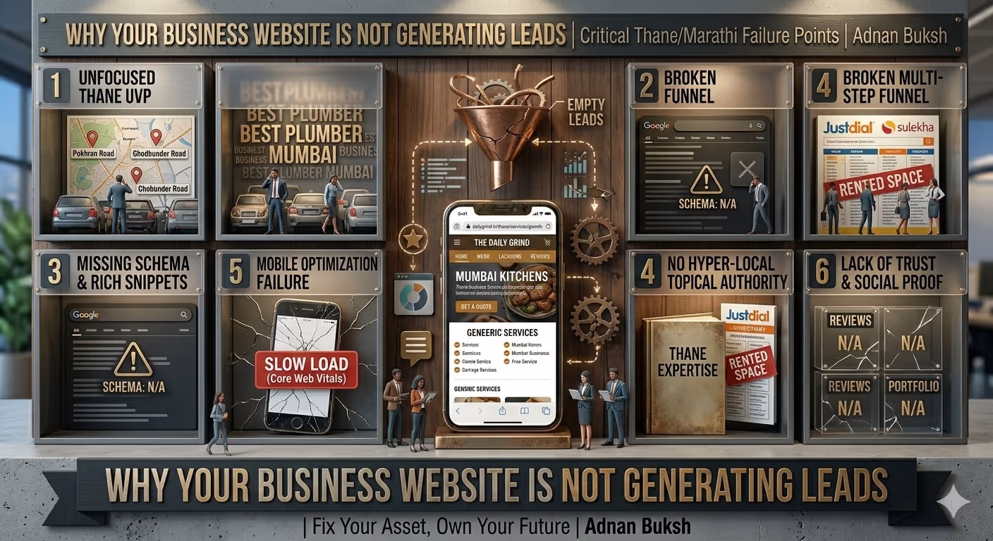 Why Your Business Website Is Not Generating Leads