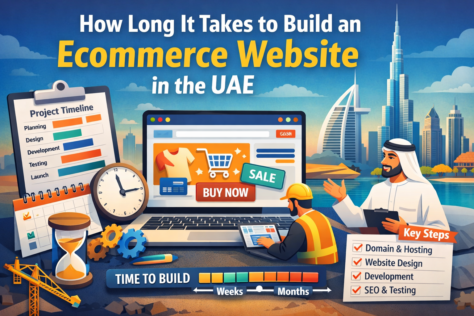 How Long It Takes to Build an Ecommerce Website in the UAE